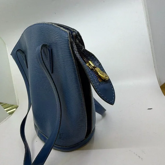 Louis Vuitton Saint Jacques Blue Epi Leather Shoulder Bag - Picture 5 of 8